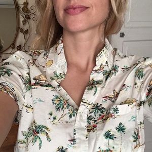 J. Crew Hawaiian shirt  🌺
